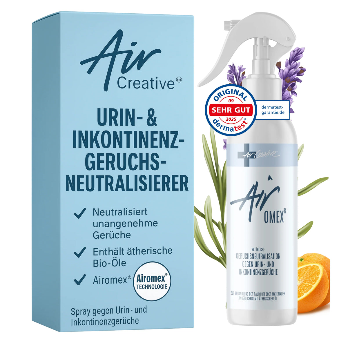 Geruchsneutralisierer Airomex® «Urin und Inkontinenz»