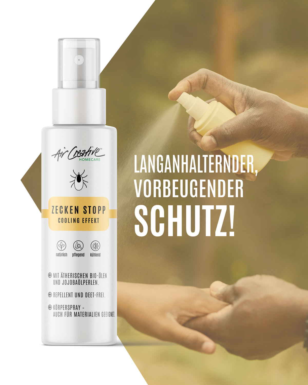 Langanhaltender Schutz vor Zecken
