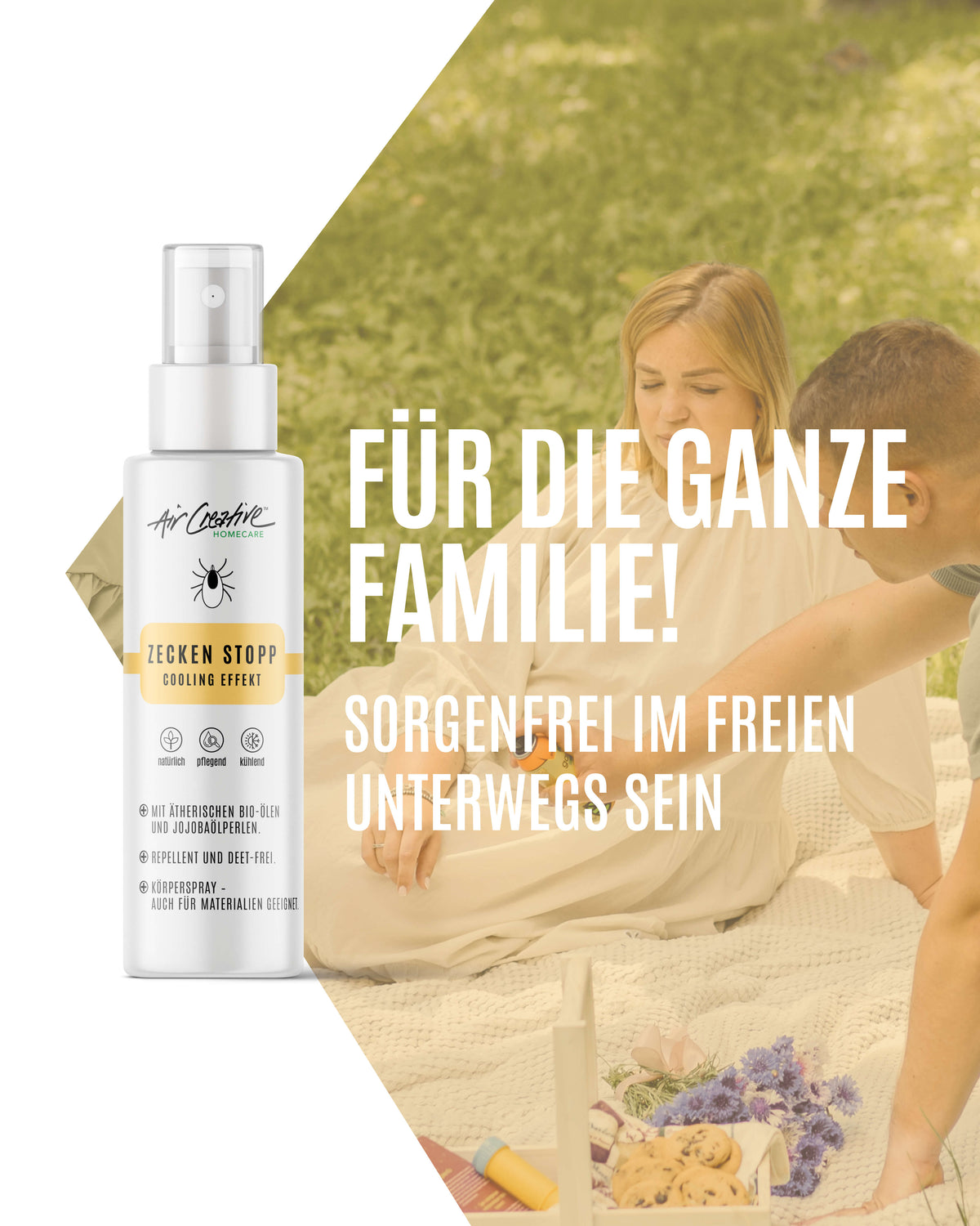 Schützt die ganze Familie gegen Zecken