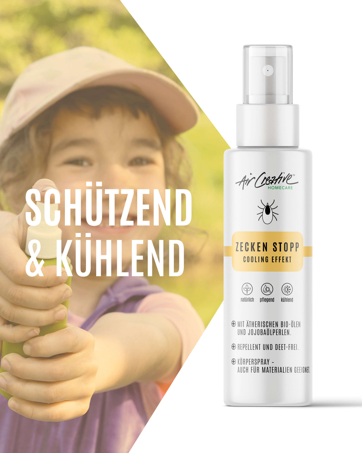 Zeckenspray für Kinder und Erwachsene