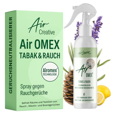 Rauchgeruch entfernen mit Airomex® «Tabak und Rauch»