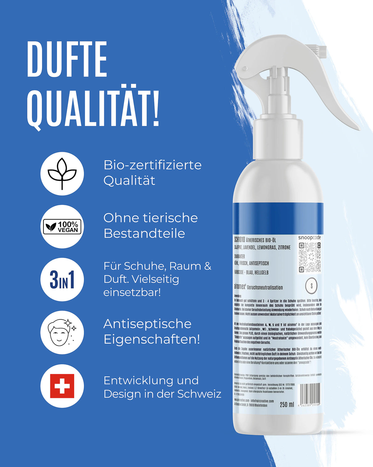 Schuhdeo Spray Airomex® «Schuhfrisch»