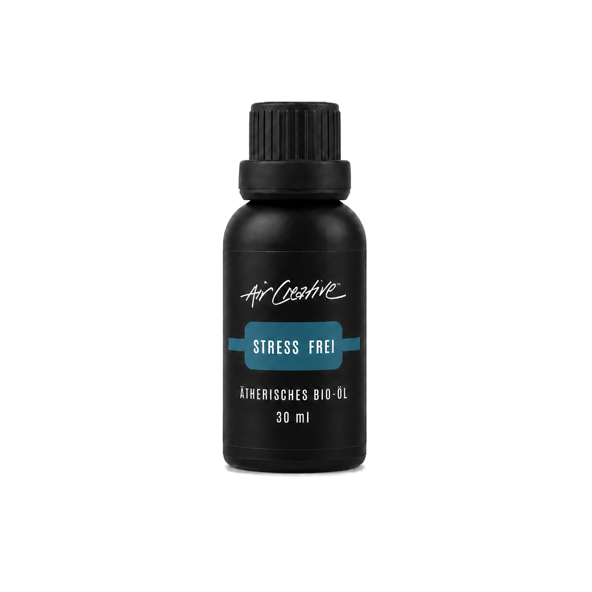 Ätherisches BIO-Öl "Stress frei" 30ml von Air Creative - schwarze Flasche